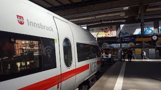 quotInnsbruckquot ICE T in München Hbf ICE1604 Nürnberg Hbf [upl. by Fagen938]