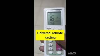 How to Set Universal Air Conditioner Remote Control UrduHindi 2020 universal remote split 2023 [upl. by Eiliah]