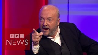 You killed a million people in Iraq George Galloway tells Jacqui Smith  BBC News [upl. by Abehs814]