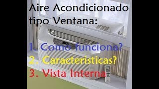 Descripción Aire Acondicionado Tipo Ventana [upl. by Milford]