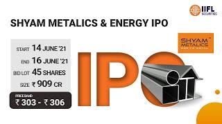 Shyam Metalics IPO  IPO Details  Shweta Papriwal  IIFL Securities [upl. by Petronella427]