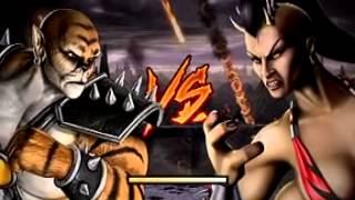 MORTAL KOMBAT 9 ON PS3 PLAY AS GOROKINTAROSHAO KAHN [upl. by Len]