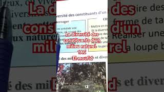 La diversité des constituants dun milieu naturel El moufid 1AC [upl. by Ynetsed]