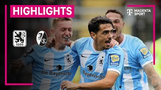 TSV 1860 München  SC Freiburg II  Highlights 3 Liga  MAGENTA SPORT [upl. by Farleigh]