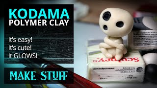 DIY Polymer Clay Kodama [upl. by Hoo]