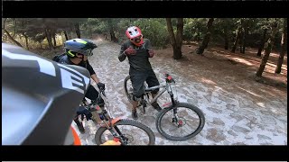 Bajando pista Serpiente  MTB Ajusco  Sprint por las quesadillas [upl. by Ennovehs]