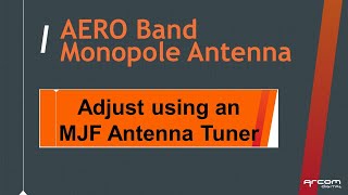 Using an MFJ Antenna Analyzer to Tune an Antenna [upl. by Leval]