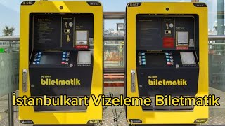 İstanbulkart Vizeleme Biletmatik  İstanbulkart Vizeleme İşlemi [upl. by Krishnah]