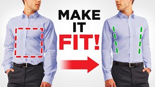 How To Tailor Your Own Dress Shirt No More Muffin Top [upl. by Benedikt]