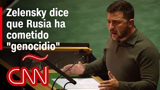 Discurso completo de Volodymyr Zelensky presidente de Ucrania en la Asamblea General de la ONU [upl. by Yklam]