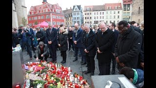 Tausende auf Trauerkundgebung in Halle [upl. by Minna]