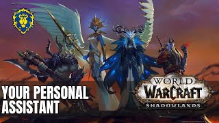 WoW Shadowlands  Alliance Quests  Your Personal Assistant [upl. by Mccartan]