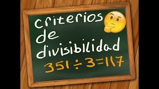 Criterios de divisibilidad  2 3 4 5 6 8 9 10 [upl. by Switzer511]