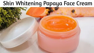 Skin Whitening Papaya Face Cream for Fair Spotless and Brighter Skin in 7 Days  Papaya Cream DIY [upl. by Noitna]