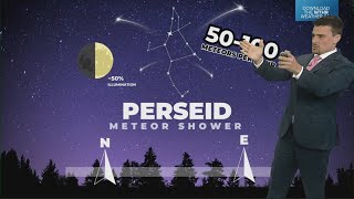 Where to look to see the most meteors tonight  Perseid Meteor Shower 2024 [upl. by Drawoh286]