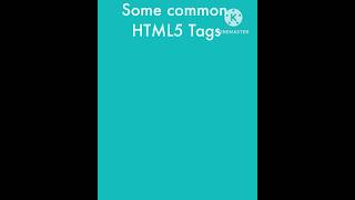 Learn essential HTML5 tags in minutes Like and subscribe for more tips webcode [upl. by Charlet]