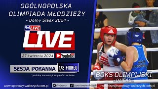 LIVE Ogólnopolska Olimpiada Młodzieży  Półfinały  sesja poranna  Dzień 5 [upl. by Einner779]