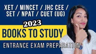 BEST BOOKS TO PREPARE FOR ENTRANCE EXAM 2023  XET MINCET SET NPATJHC CEE CUET UG [upl. by Anabahs900]