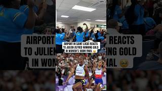 Julien Alfred won the first ever Olympic medal for Saint Lucia ❤️🥇 [upl. by Jemy]