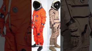 why astronauts wear orange and white space suits space nasaastronaut [upl. by Bilicki808]