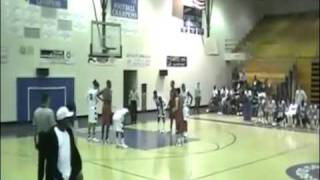 High School Basketball Player Attacks Referee After Bad Call [upl. by Oninotna]