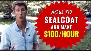 MAKE 1000 Per Day  START A DRIVEWAY SEALCOATING BUSINESS [upl. by Afaw]