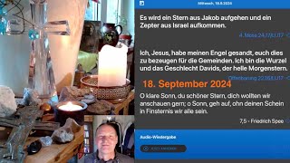 Gedanken zur Herrnhuter Tageslosung am 18 September 2024 [upl. by Stila]