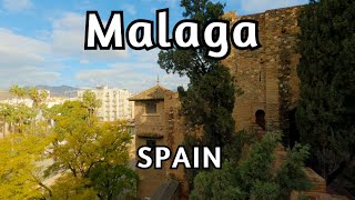 Malaga Walikg Tour 4k  Exploring Alcazaba [upl. by Ronnie]