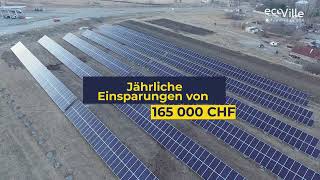 Solaranlage für die Tankstelle mit einer jährlichen Produktivität von 555 000 kWh [upl. by Nilyaj]