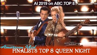 Laine Hardy amp Laci Kaye Booth Duet “Jackson” Movie Theme amp Queen Night  American Idol 2019 Top 8 [upl. by Doloritas]