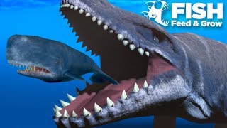 PLAYING AS THE MOSASAUR  Fish Feed Grow [upl. by Nare]