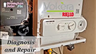 Vokera faulty no heating hot water on the job diagnosis birmingham boiler fix Domestic commercial [upl. by Letnuhs]