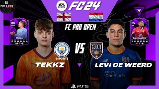 TEKKZ VS LEVI DE WEERD  FC Pro Open 24 Match Week 4  Group D [upl. by Eppie834]