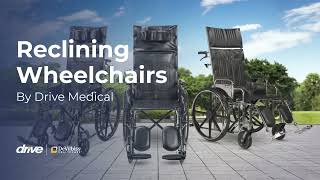 Reclining Wheelchairs By Drive Medical [upl. by Naimaj620]