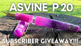 Asvine P20 In “Gradual Purple” Resin  A GIVEAWAY [upl. by Ettenan]