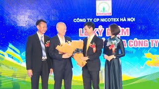 LỄ KỈ NIỆM 15 NĂM CỔ PHẦN HOÁ CÔNG TY NICOTEX HÀ NỘI [upl. by Nerty]