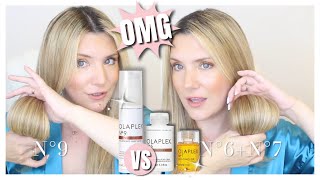 OLAPLEX No 9 VS No 6  7 WHICH ONE IS FOR YOU olaplex hairtips hairhacks hairtransformation [upl. by Rotce]