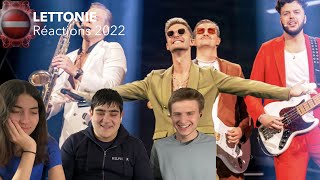 Citi Zēni  quotEat Your Saladquot  Lettonie 🇱🇻  Eurovision 2022  Réactions entre amis [upl. by Nossaj]