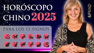 HOROSCOPO CHINO 2025 para los 12 SIGNOS Año SERPIENTE 2025 🐍 [upl. by Yolanda981]