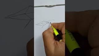 Easy Tutorial How to draw Naruto kunai weapon stepbystep drawing [upl. by Nirok92]