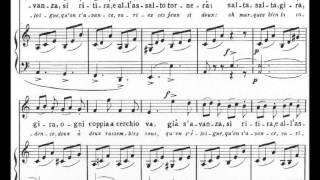 Gioachino Rossini  La Danza audio  sheet music [upl. by Holle301]