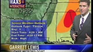 2011 Wind Shear Explainer On Tornado Outbreak [upl. by Rialcnis]