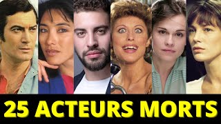 25 ACTEURS FRANÇAIS DÉCÉDÉS AU COURS DE LA DERNIÈRE ANNÉE [upl. by Pete]