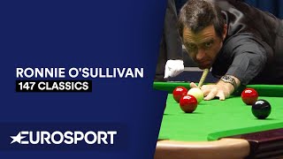 147 Classics Ronnie OSullivan  Snooker  Eurosport [upl. by Adigun397]