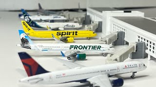 Gemini Jets Airport Update Milwaukee Mitchell KMKE Random Model Airports 11 [upl. by Ahseinek]