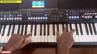 Huniachi  Reuben Kigameft Gloria Muliro  F key  piano tutorial worshipsam [upl. by Ahsienak409]