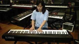 Test KAWAI ES110 Digital Piano cover by Rachel [upl. by Alleda]