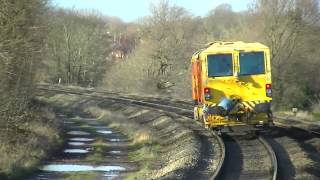 Colas Rail DR73936 Banbury Tamper Siding to Whitacre Jn [upl. by Elirpa]