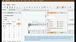 MuseScores Capo Popup [upl. by Teteak]