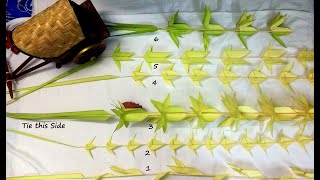 6 Types of Coconut leaf Toran  Hangings making to make your decorations easy [upl. by Landri]